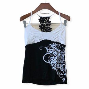 NWT Rosegal Women's Black And White Tank Top-2XL Or US 18